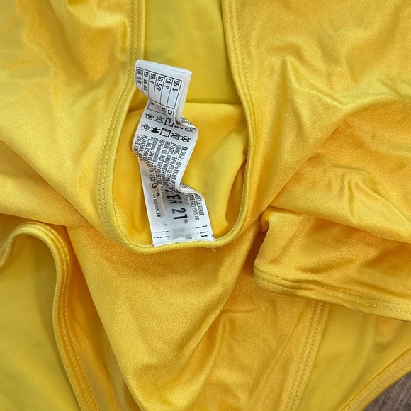 Forever21 Havana Swim Suit - Yellow - Small - Picture 3 of 3